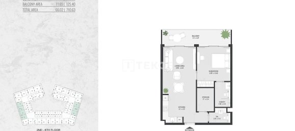 2 غرف نوم شقة في Al Warsan, UAE رقم 203377 24