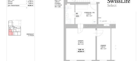 2-salle Appartement à Meidling, Austria No. 261535 10