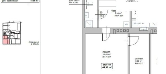 2-salle Appartement à Meidling, Austria No. 261535 9