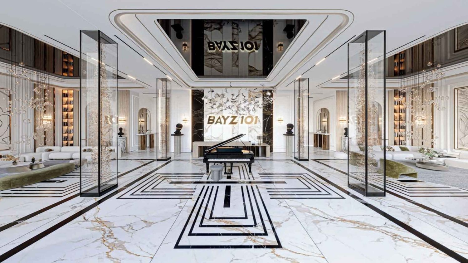 1 غرف نوم شقة في BAYZ 101, الخليج التجاري, UAE رقم 62217