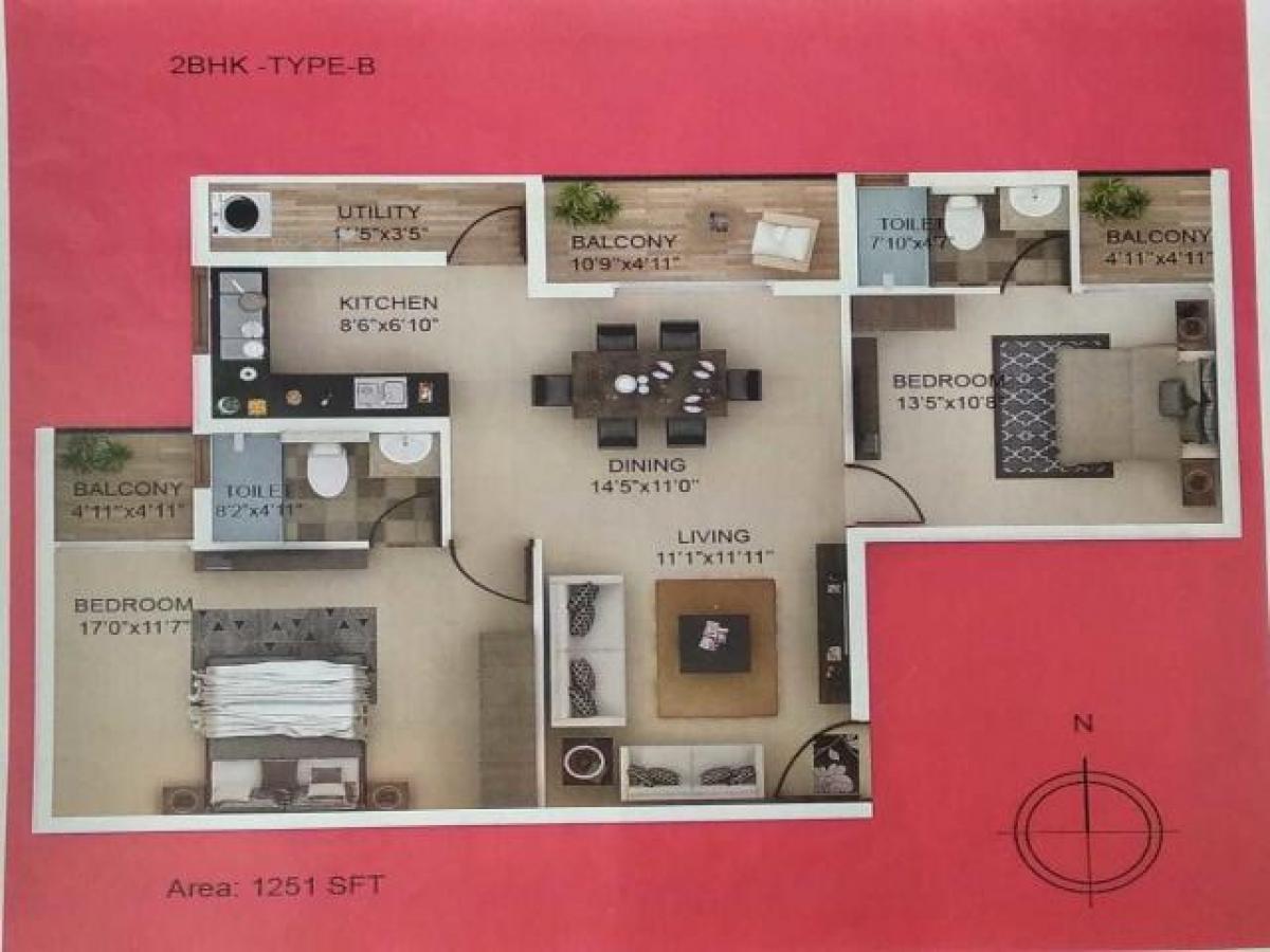 2 bedrooms House in Bangalore, India No. 50786