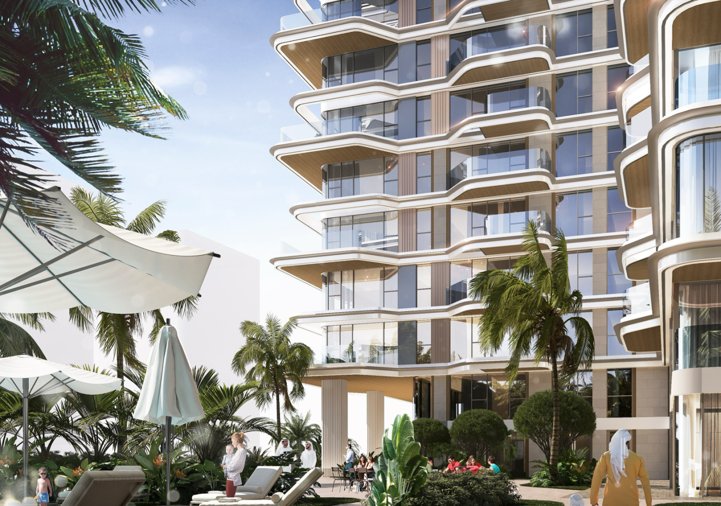 Квартира с 2 спальнями в Дубай, ОАЭ № 38110