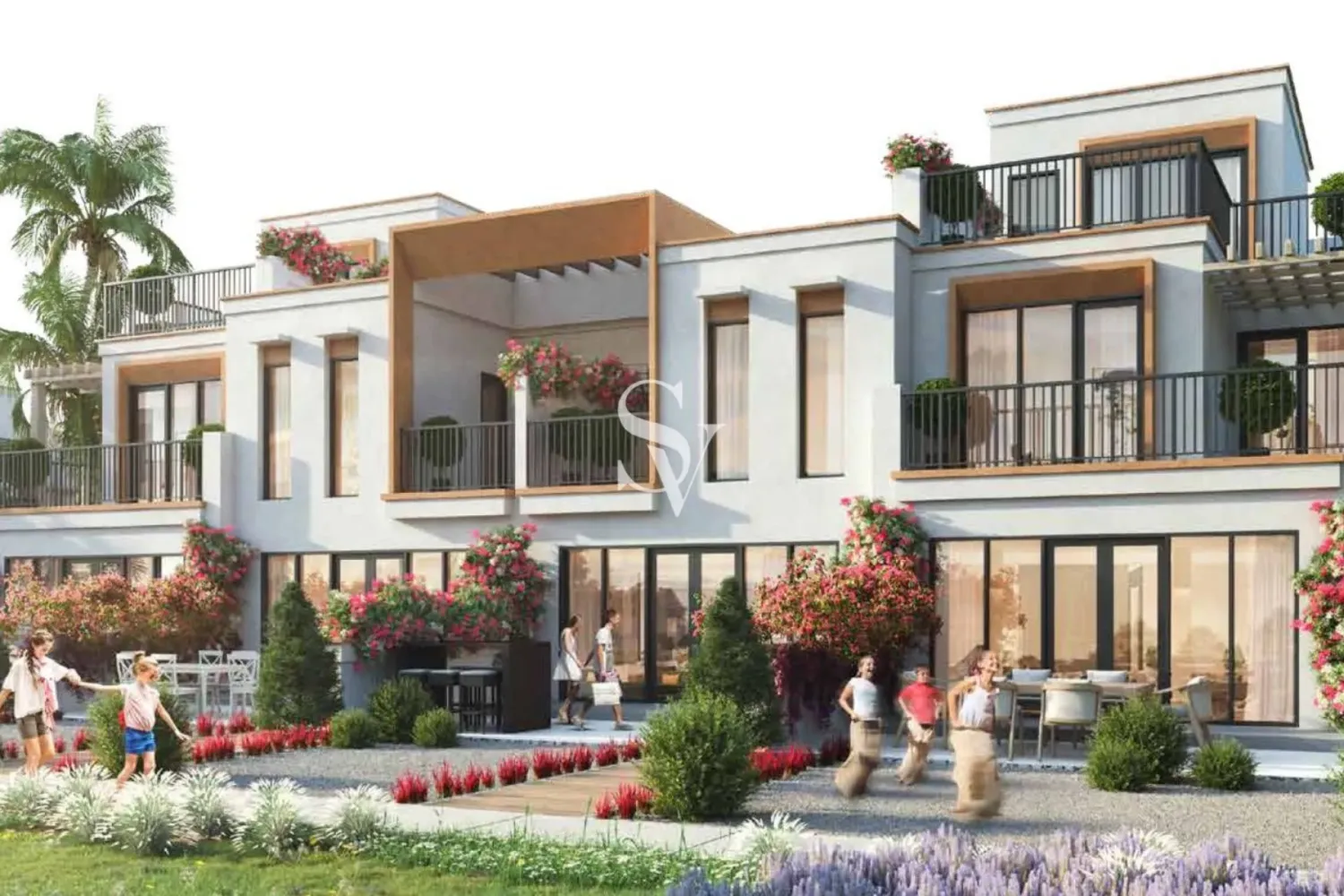4 dormitorios adosado en venta en Damac Lagoons, Dubai, UAE № 196709
