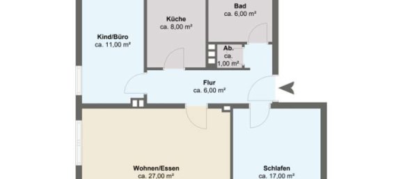 3-salle Appartement à Bielefeld, Germany No. 8647 9