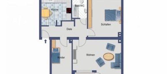 3غرفة شقة في Cologne, Germany رقم 211640 2