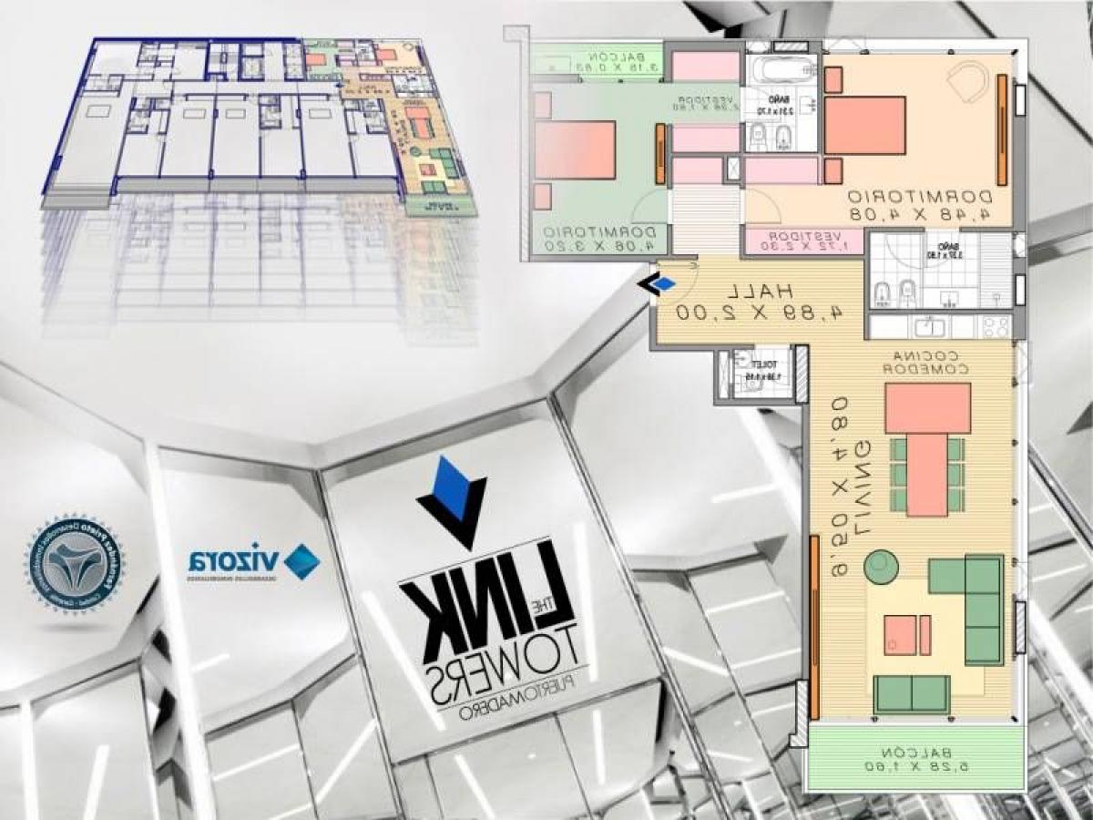 2 Schlafzimmer Wohnung in Buenos Aires, Argentina, Nr. 86522