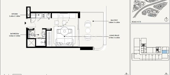 2 dormitorios apartamento en venta en Dubai, UAE № 114450 11