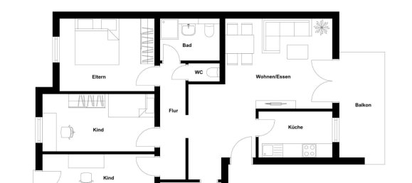 3 غرف نوم شقة في Frankfurt am Main, Germany رقم 57649 16