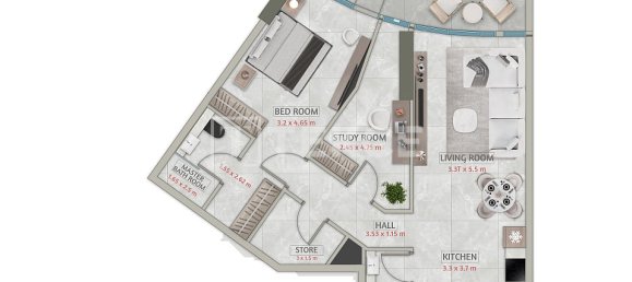 1 dormitorio apartamento en venta en Falcon City of Wonders, Dubai, UAE № 190555 25