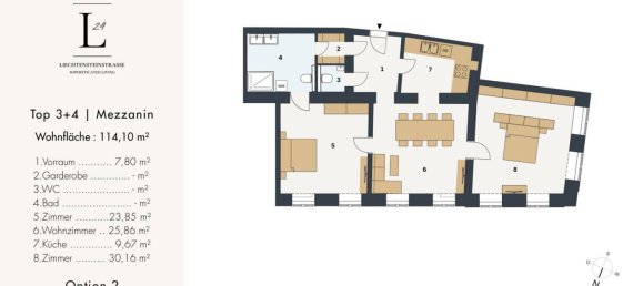 3-salle Penthouse à Alsergrund, Austria No. 140238 13