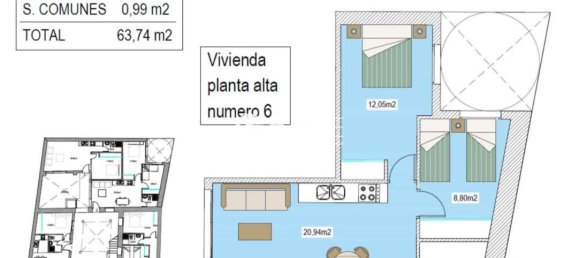 2 غرف نوم شقة في Jerez de la Frontera, Spain رقم 138397 2