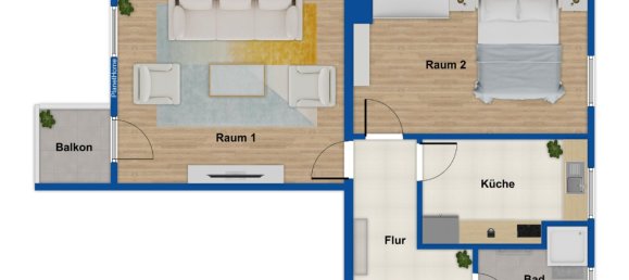 2-salle Appartement à Wilmersdorf, Germany No. 49149 6