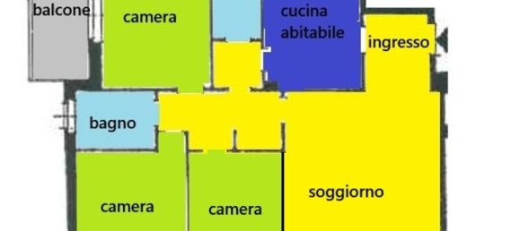 4 rooms Apartment in Milan, Italy No. 333213 24