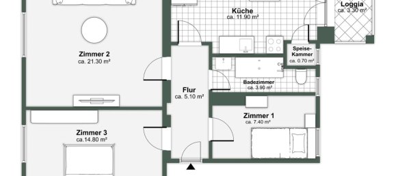 2 chambres Appartement à Wedding, Germany No. 227707 11