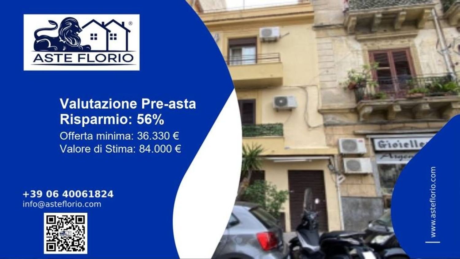 Gewerbliche Immobilie in Palermo, Italy 73m², Nr. 395763