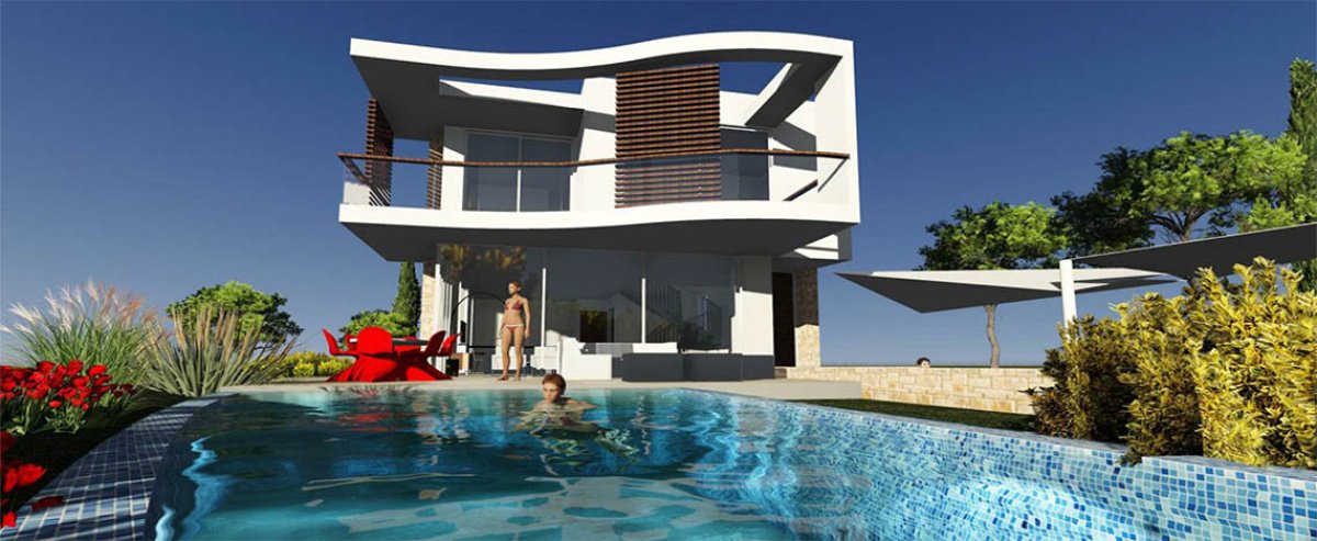 4غرفة فيلا في Paphos, Cyprus رقم 24582