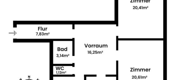 Apartamento de 3 divisões em Margareten, Austria N.º 232441 34