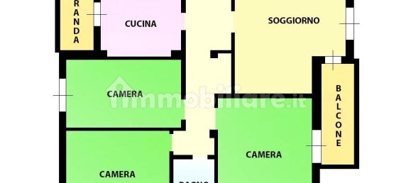 3 غرف نوم شقة في Milan, Italy رقم 343515 9