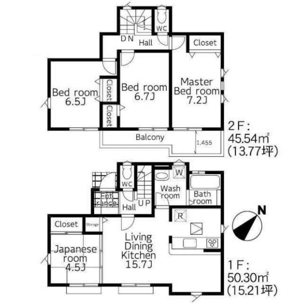 Дом с 4 спальнями в Сайтама, Япония № 6701