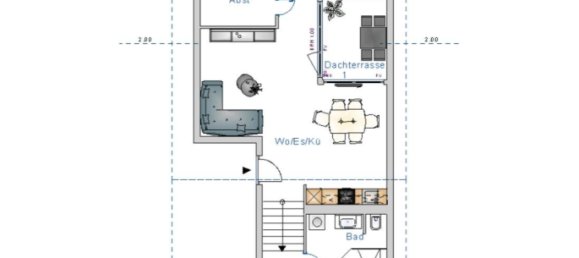Квартира с 1 спальней в Эслинген, Германия № 239167 10