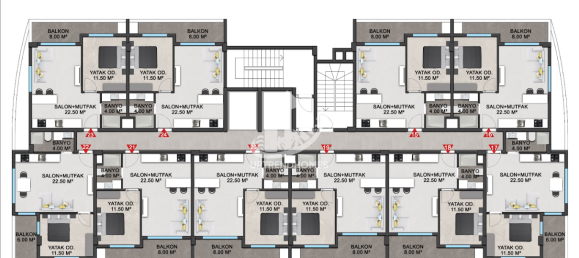 Apartment 1+1 in Avsallar, Turkey No. 3618 10