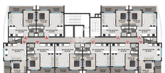Apartment 1+1 in Avsallar, Turkey No. 3618 7