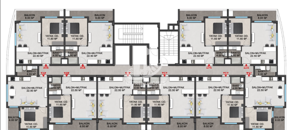 Apartment 1+1 in Avsallar, Turkey No. 3618 6
