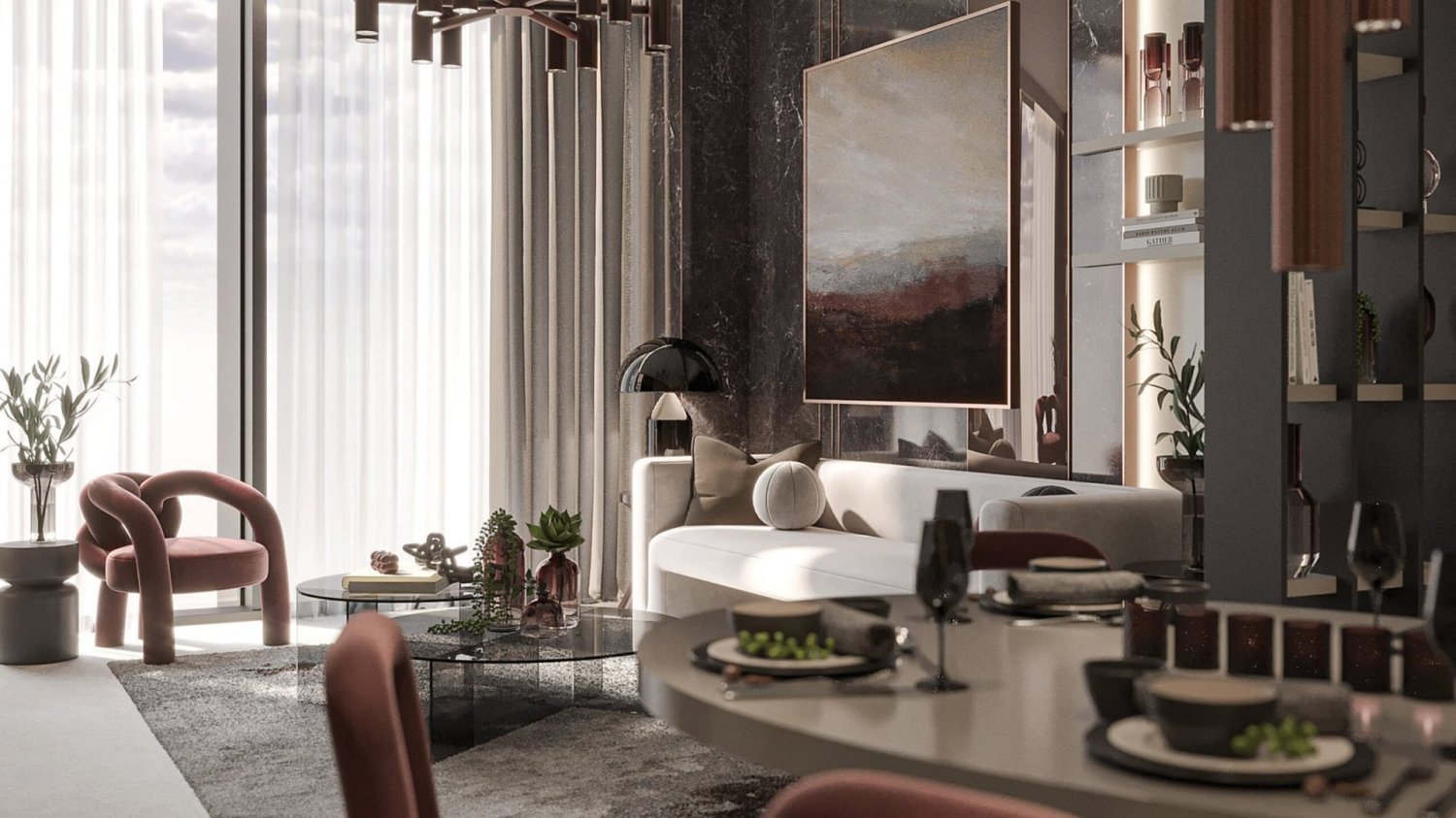 Квартира с 2 спальнями в Beach Walk, Дубай, ОАЭ № 62647