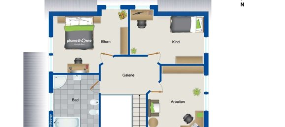 Casa de 5 divisões em Schwerin, Germany N.º 50913 17