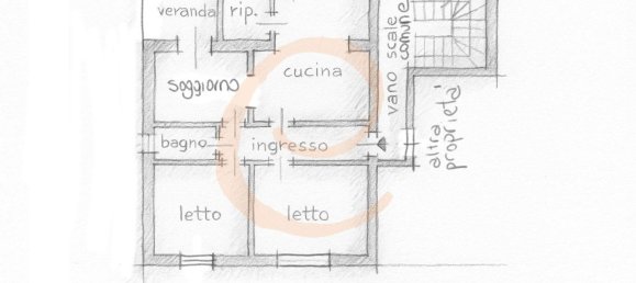 5-salle Appartement à Udine, Italy No. 289903 13