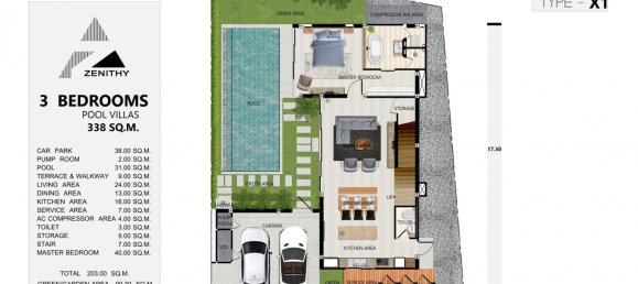 3 bedrooms Villa in Bang Tao, Thailand No. 8444 17