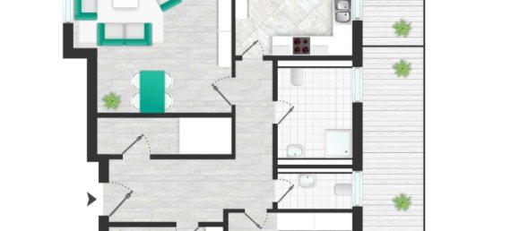 1 bedroom Penthouse in Offenbach am Main, Germany No. 11314 12