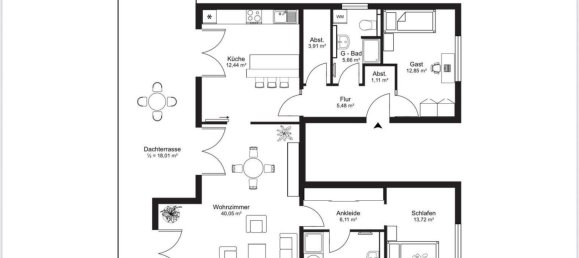 3-Zimmer Penthouse in Schwerin, Germany, Nr. 285555 17