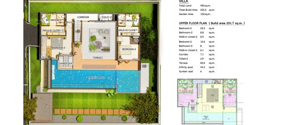 Вилла с 3 спальнями в Khanthasia Eden Hill, Пхукет, Таиланд № 29385 36