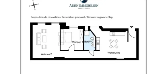 Apartamento T1 em Wilmersdorf, Germany N.º 48565 19