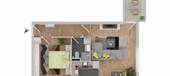 2-Zimmer Wohnung in Neu-Ulm, Germany, Nr. 290806 15