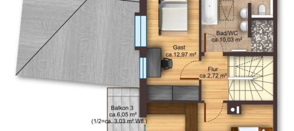 3 Schlafzimmer Stadthaus in Garmisch-Partenkirchen, Germany, Nr. 346810 29