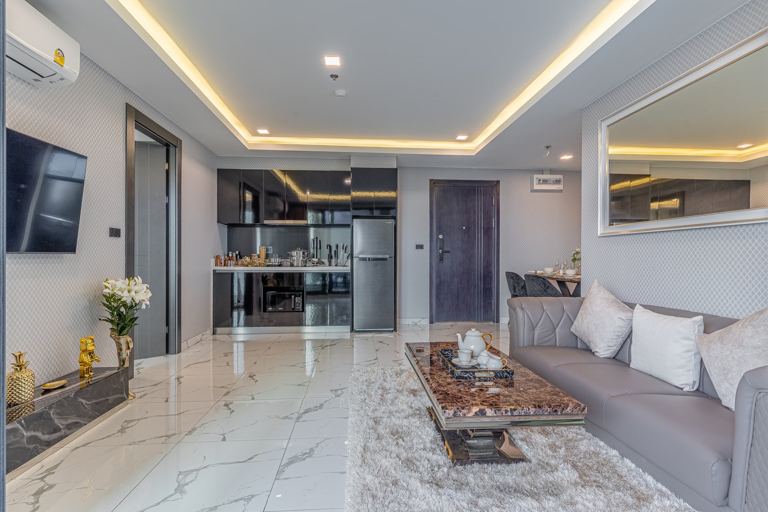 Apartamento de 3 divisões em Pattaya, Thailand N.º 60122