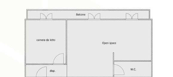 Apartamento de 2 divisões em Noicattaro, Italy N.º 19059 14