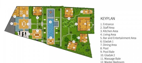 5 Schlafzimmer Villa in Canggu, Indonesia, Nr. 2898 5