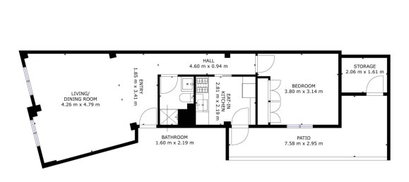 1 bedroom Apartment in Zaragoza, Spain No. 67561 18