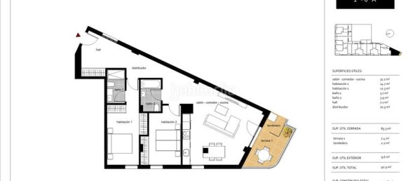 Квартира с 2 спальнями в Страна Басков, Испания № 164113 16