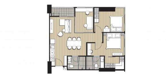 2 bedrooms Condo in Bangkok, Thailand No. 2957 19