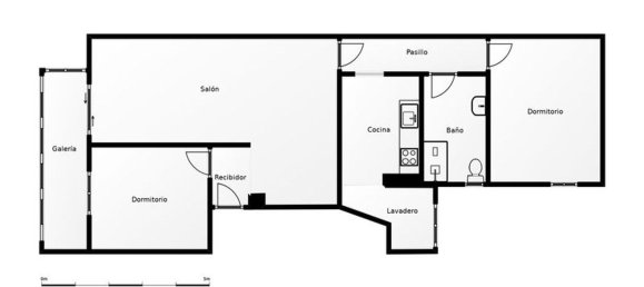 Apartamento T2 em Madrid, Spain N.º 152264 28