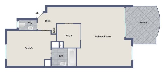 1 chambre Appartement à Stuttgart, Germany No. 29545 10