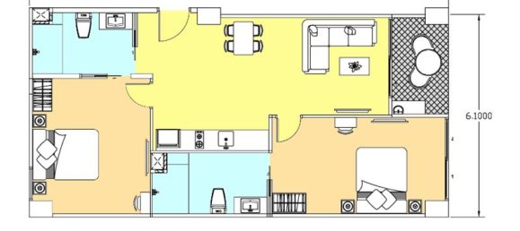 2 bedrooms Condo in Pattaya, Thailand No. 2171 6