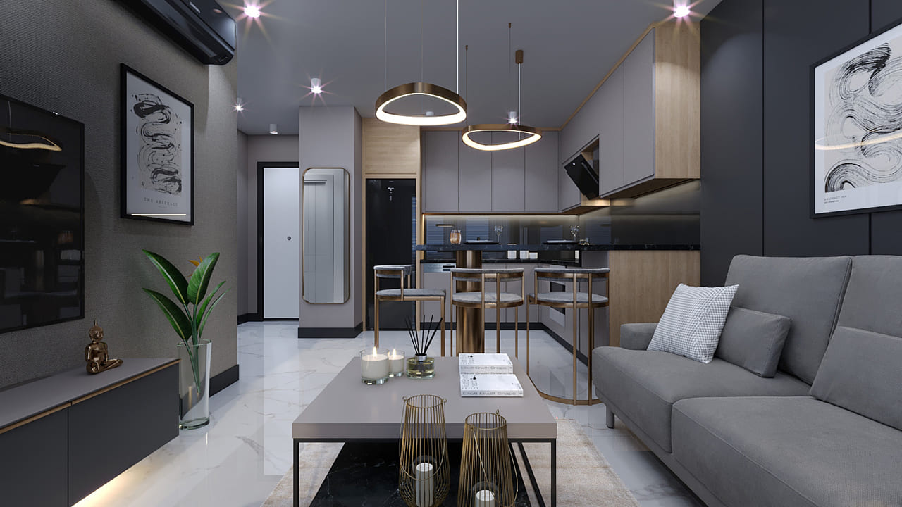 Apartment 2+2 in Alanya, Turkey No. 38846