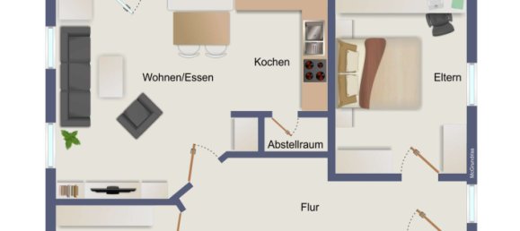 2 غرف نوم شقة في Weilheim-Schongau, Germany رقم 127688 10