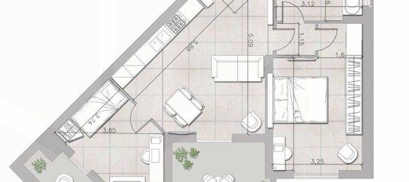 Квартира с 4 комнатами в Рим, Италия № 20000 23