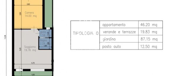 2-Zimmer Wohnung in Grosseto, Italy, Nr. 79227 12